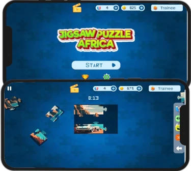 Jigsaw Puzzle Africa African Mobile Game Developed by African Game Developer