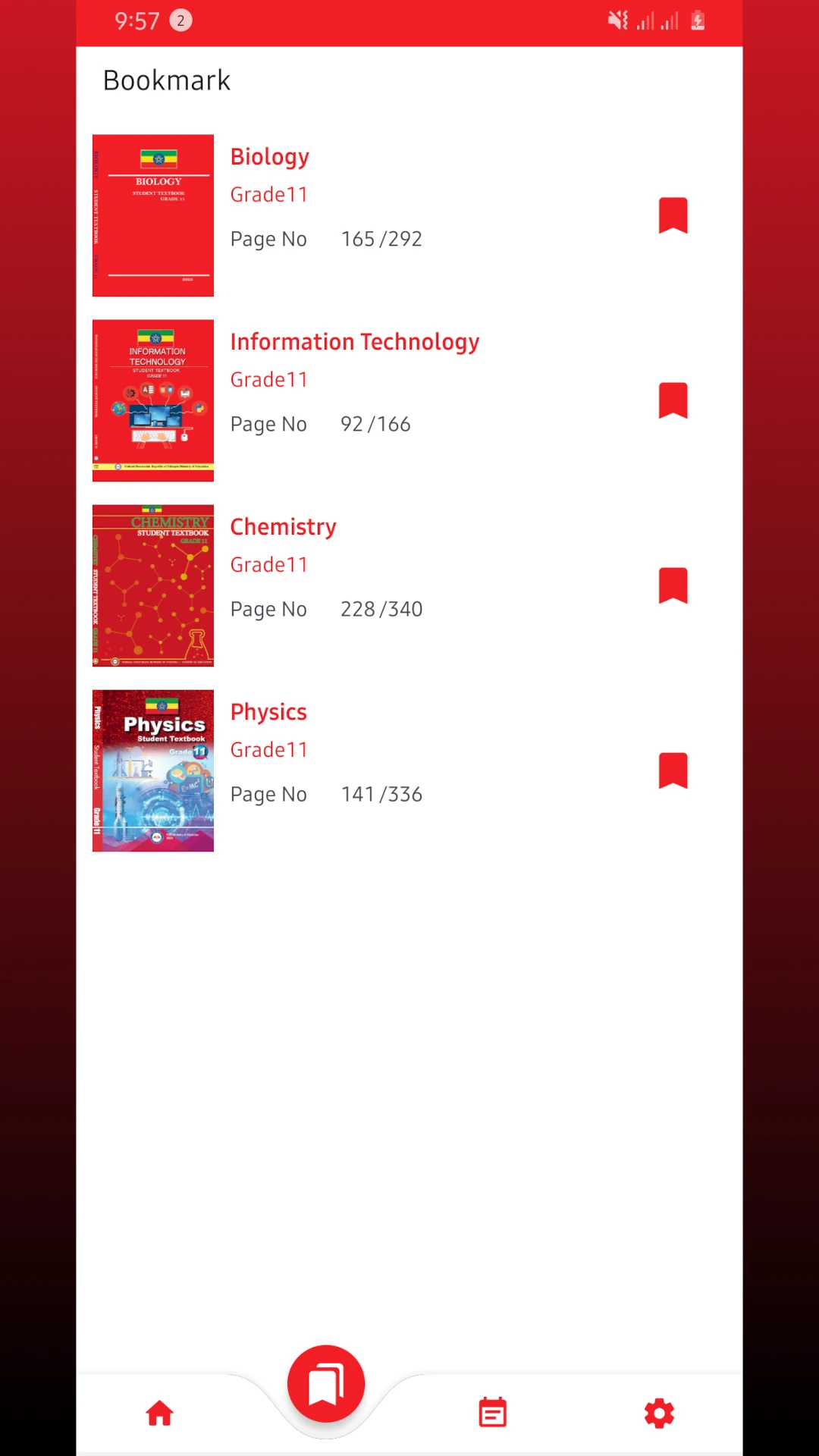 Ethio Books  Grade 11 Textbook App Screen Shot Images