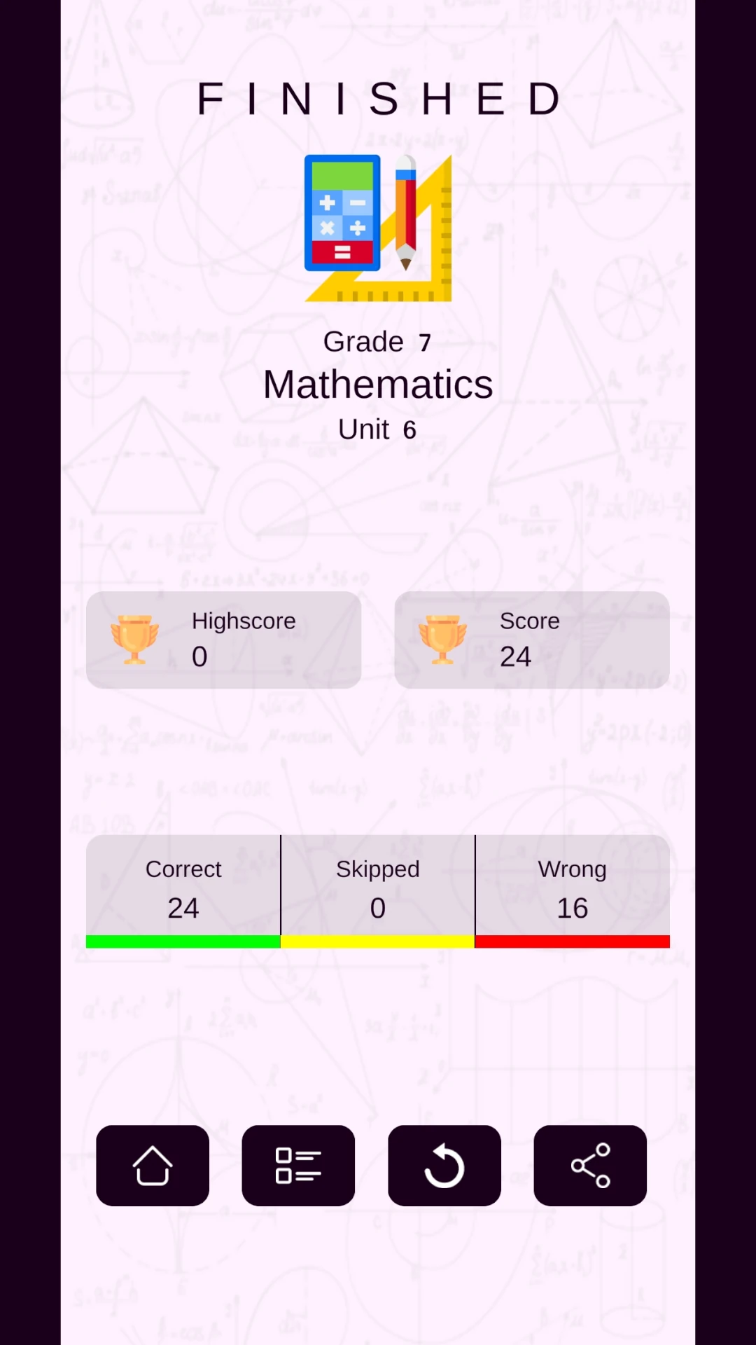 Ethio Learn  Grade 7 Quizzes App Screen Shot Images