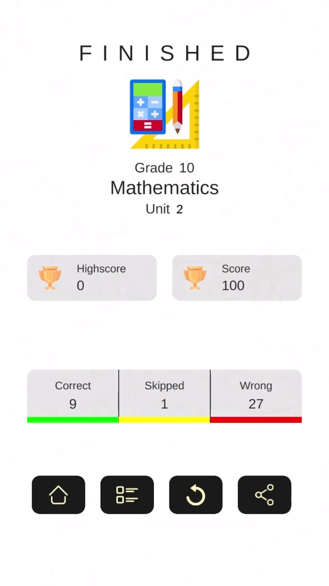 Ethio Learn  Grade 10 Quizzes App Screen Shot Images