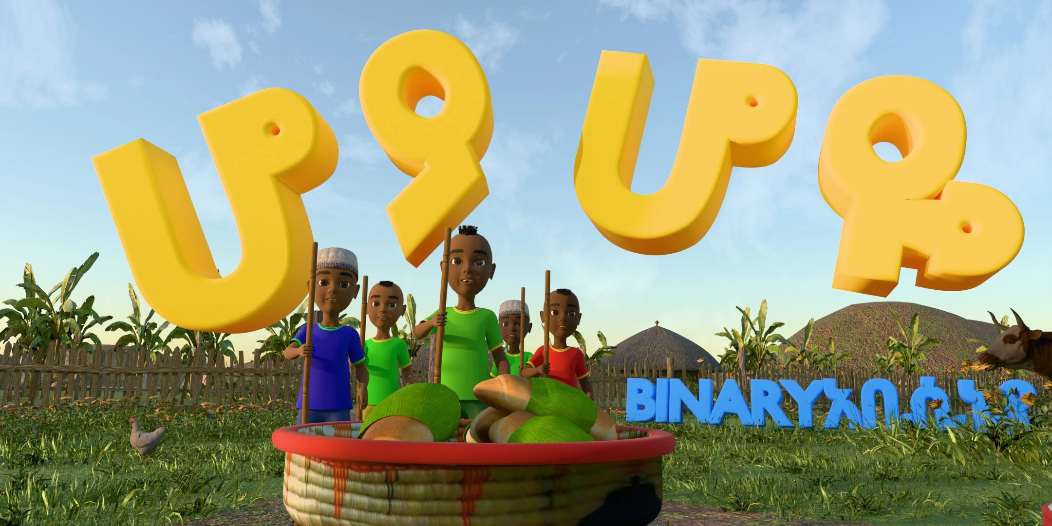 Ethiopian Hoya Hoye Celebration Buye Holiday in Ethiopian Music Animation