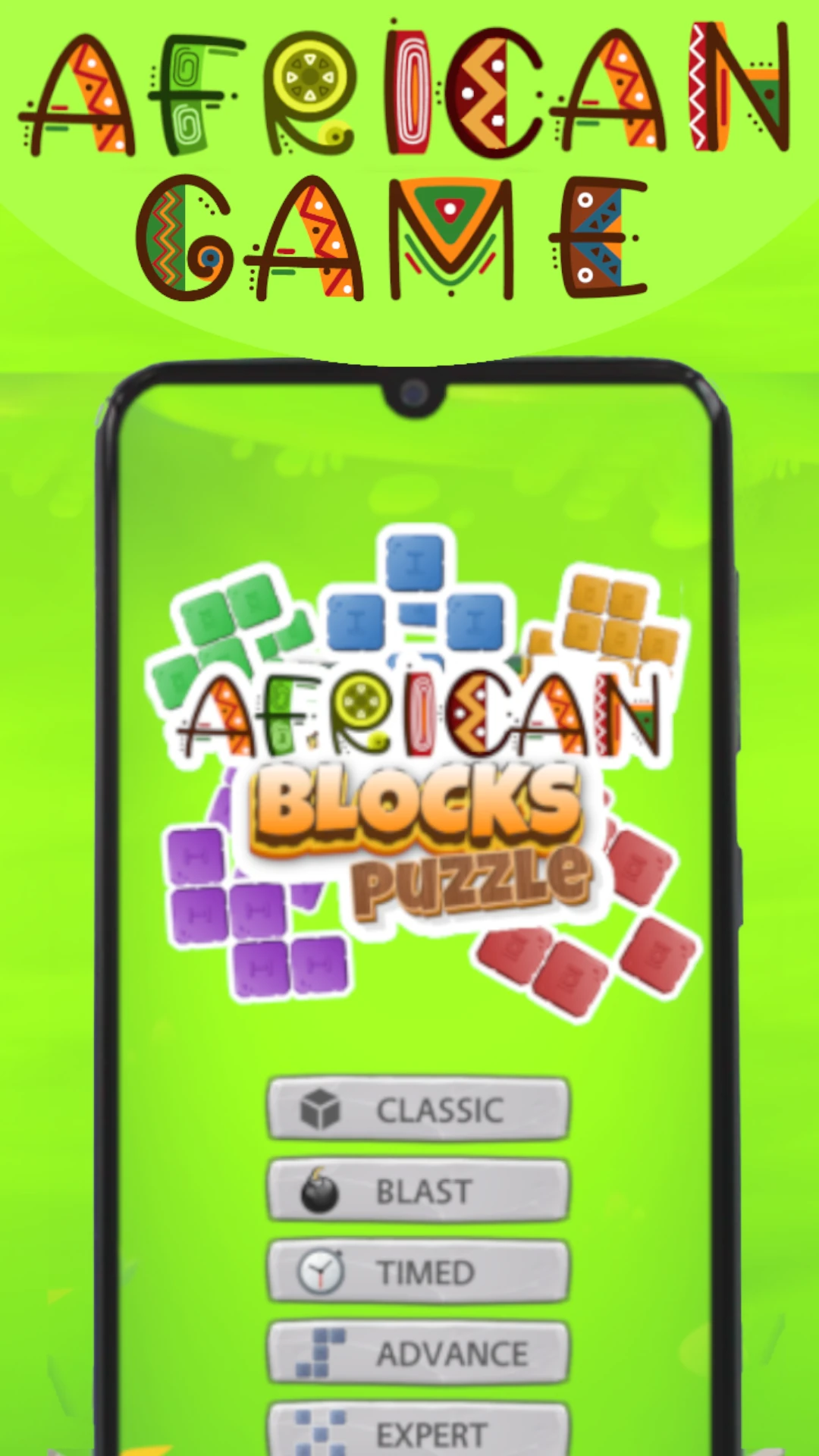 African Block Puzzle  African Game Game Screen Shot Images