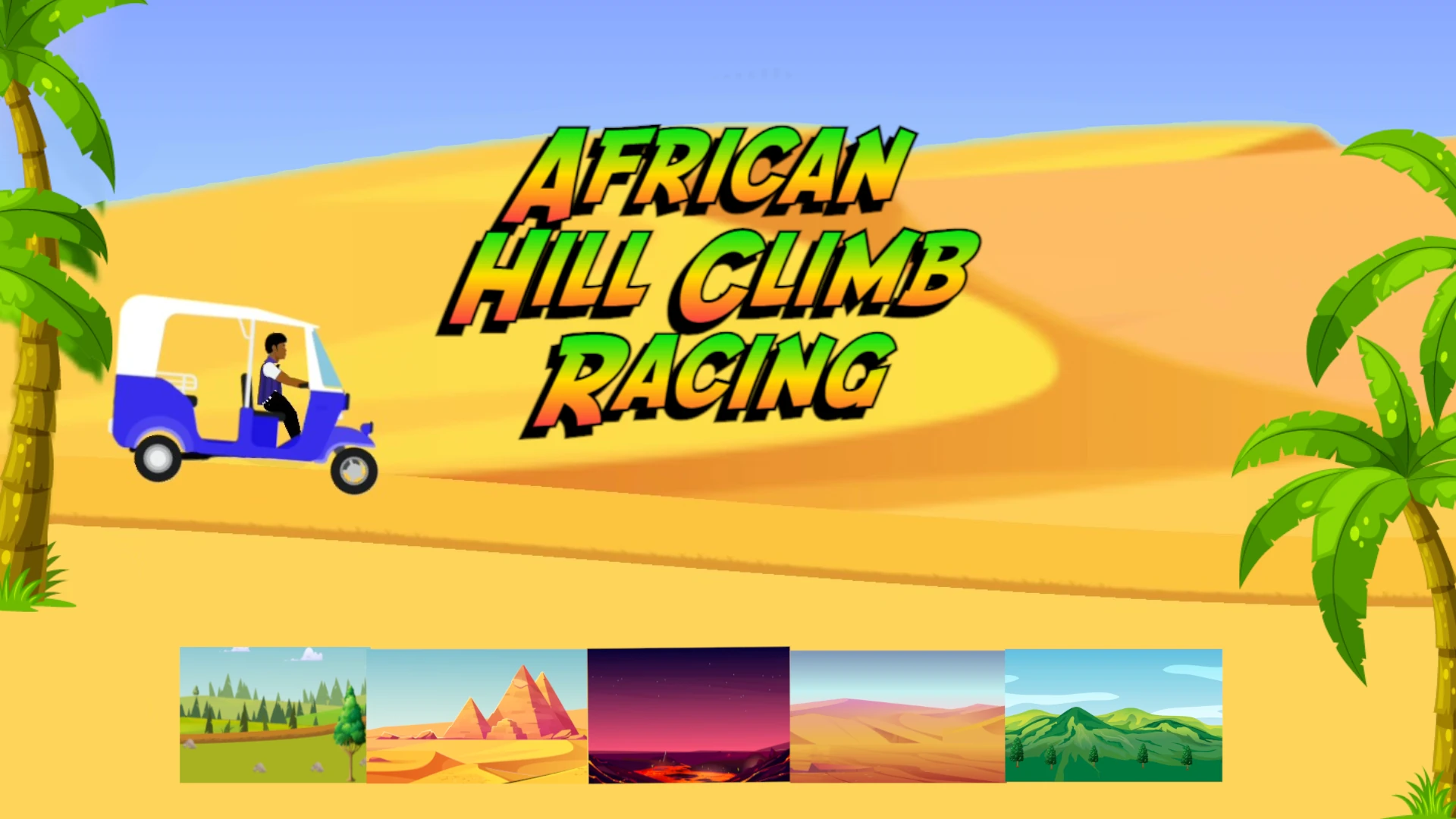 African Hill Racing  African Game Game Screen Shot Images