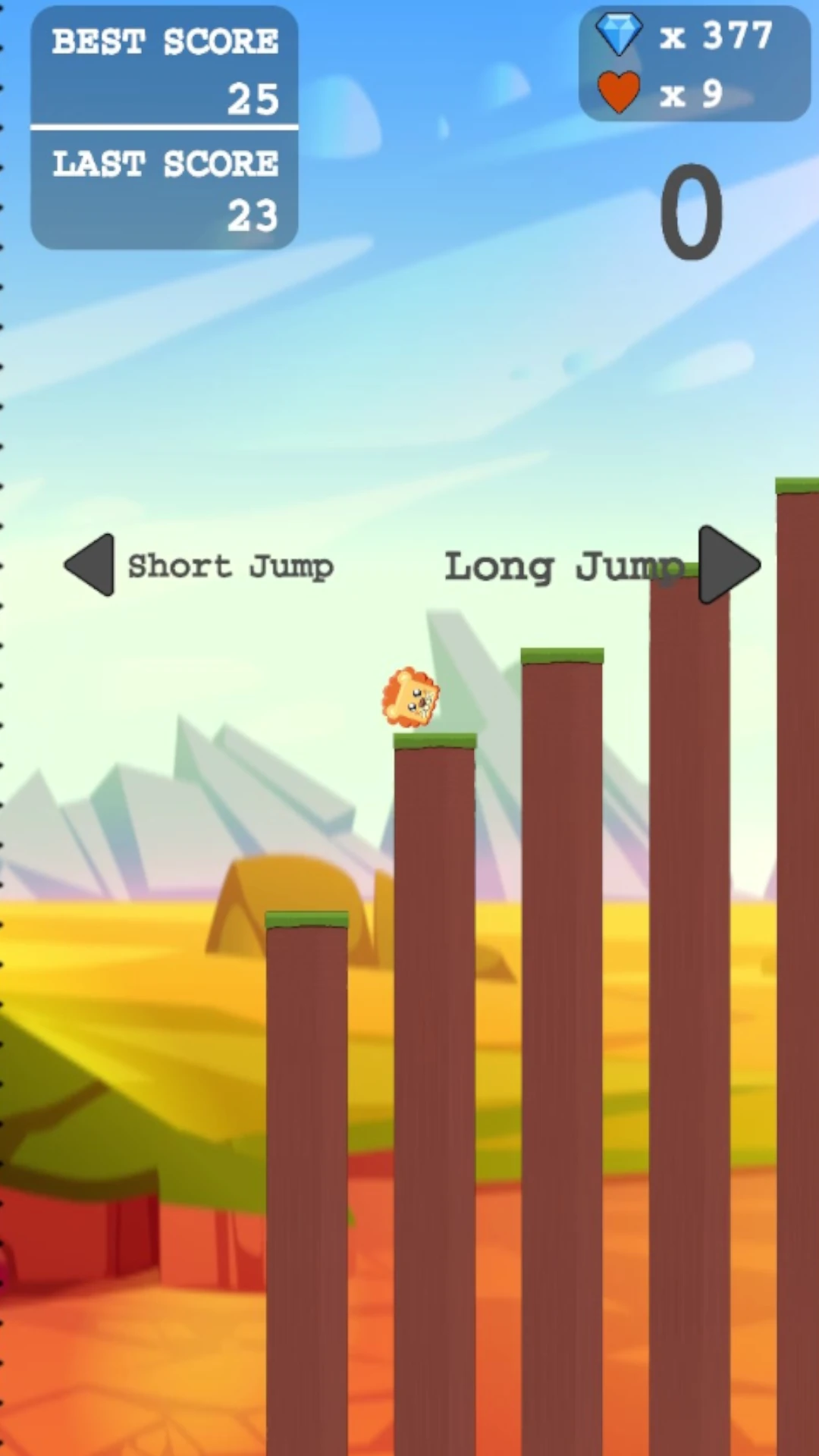 Animal Jump  Adventure 2D Game Game Screen Shot Images