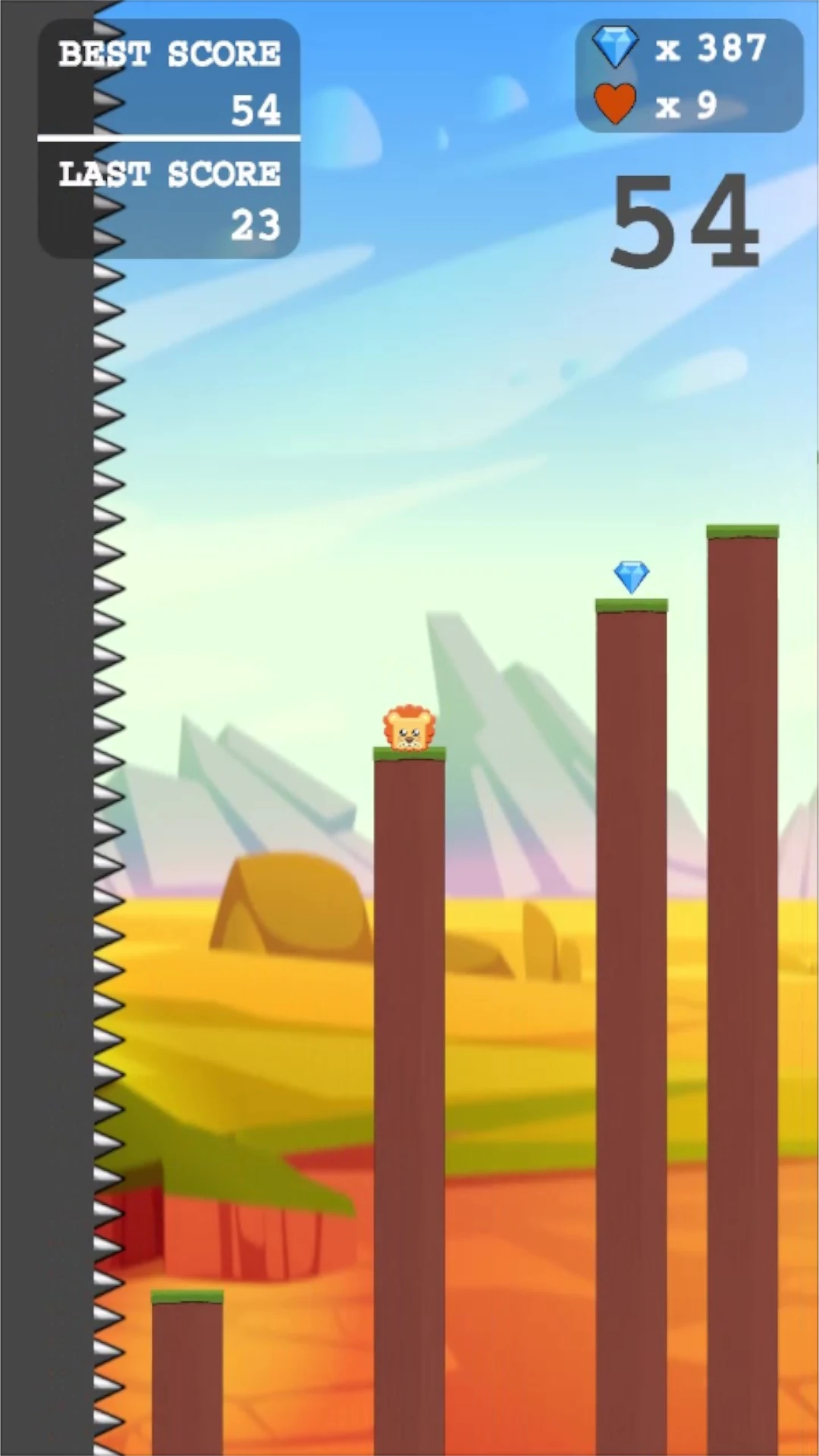 Animal Jump  Adventure 2D Game Game Screen Shot Images