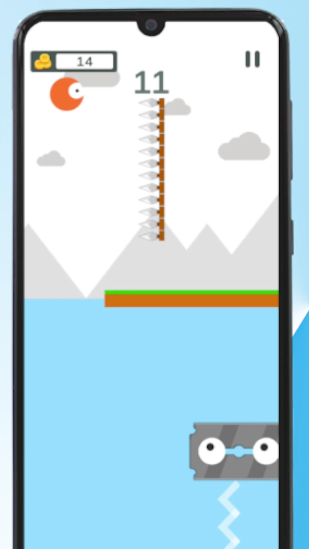 Up Down  Fly Swim Game Screen Shot Images